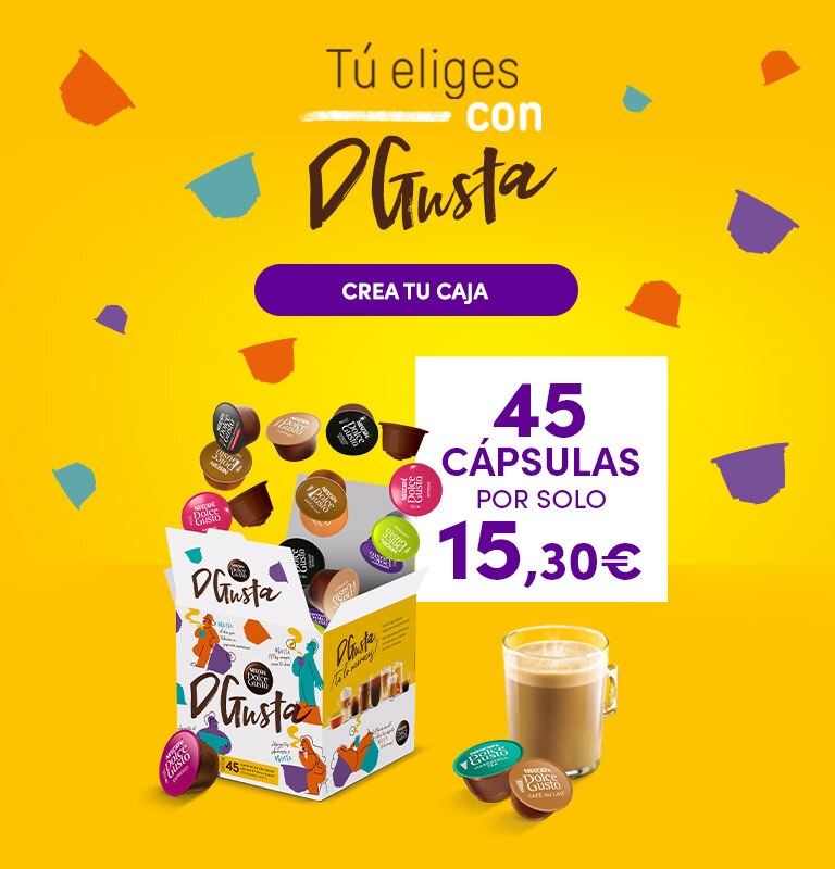 Banner tú elijes con Dgusta tus bebidas favoritas