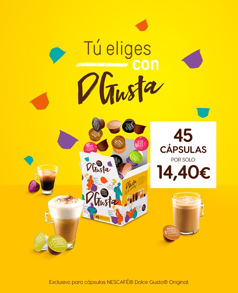 Banner t&uacute; elijes con Dgusta tus bebidas favoritas